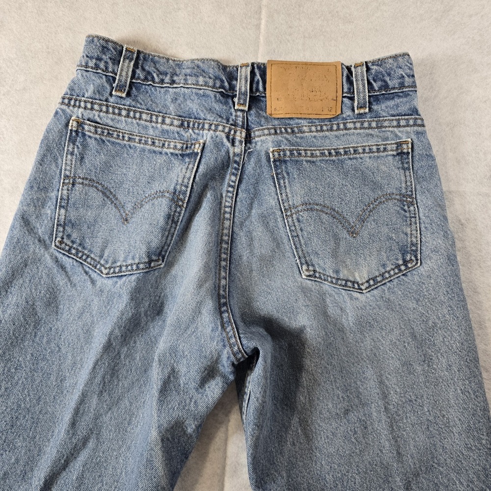 Levi's 550 Relaxed Fit Jeans Mens 31x32 Light Wash Blue Denim Tapered Preppy 90s